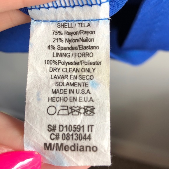 Lulus Royal Blue Cocktail Dress (EUC) — M - Picture 3 of 3